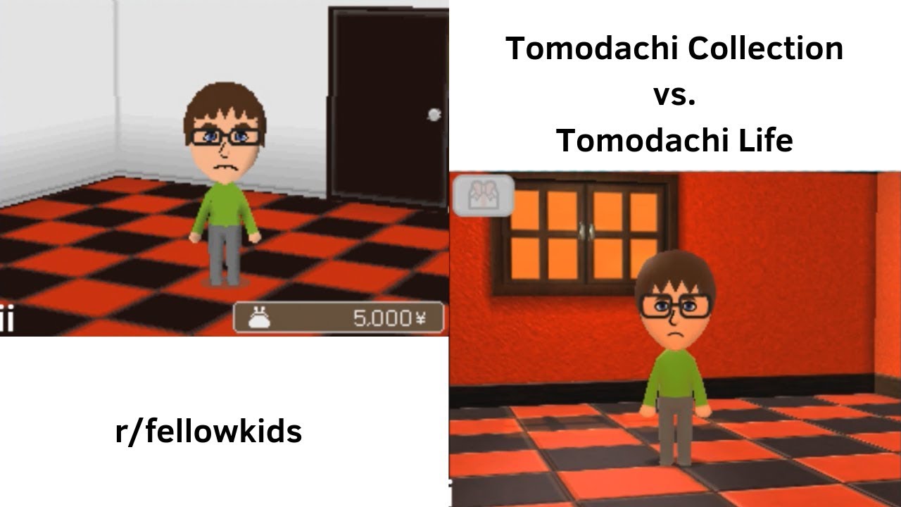 Tomodachi Life Vs Tomodachi Collection